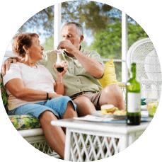 senior couple outside on patio relaxing 2022 06 13 18 32 46 utc