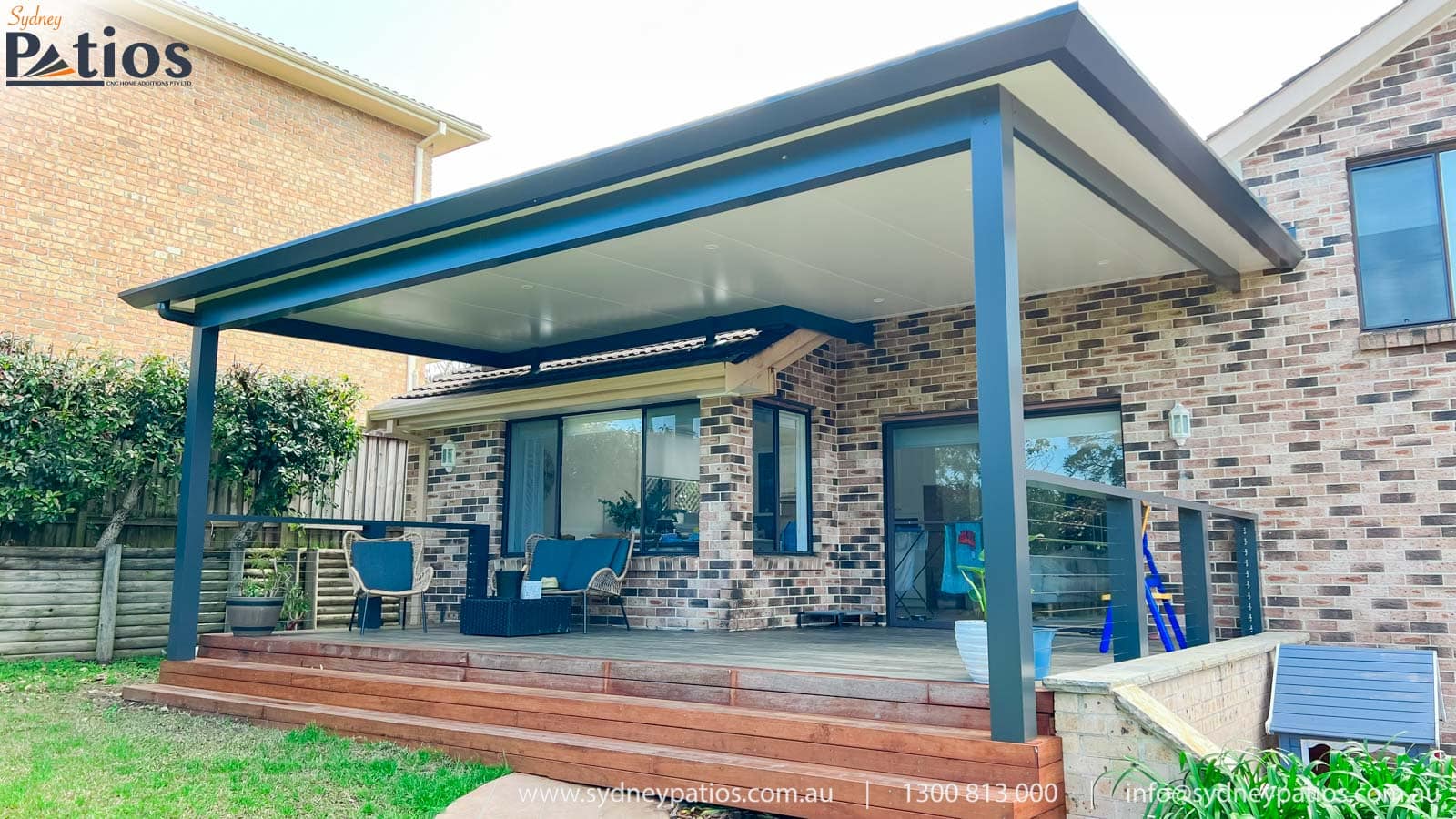 Castle Hill L-shaped Insulated Patio by Sydney Patios